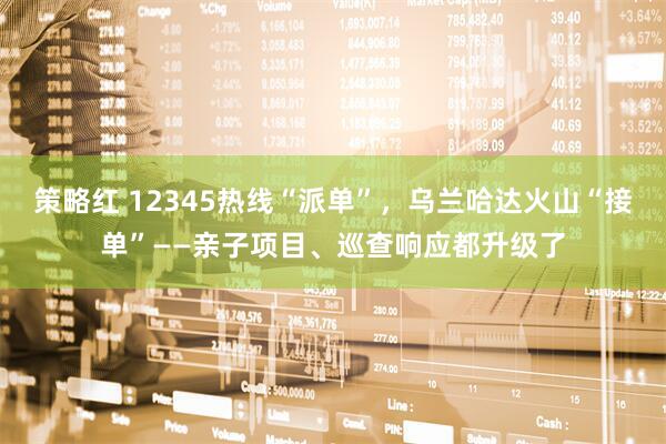 策略红 12345热线“派单”，乌兰哈达火山“接单”——亲子项目、巡查响应都升级了